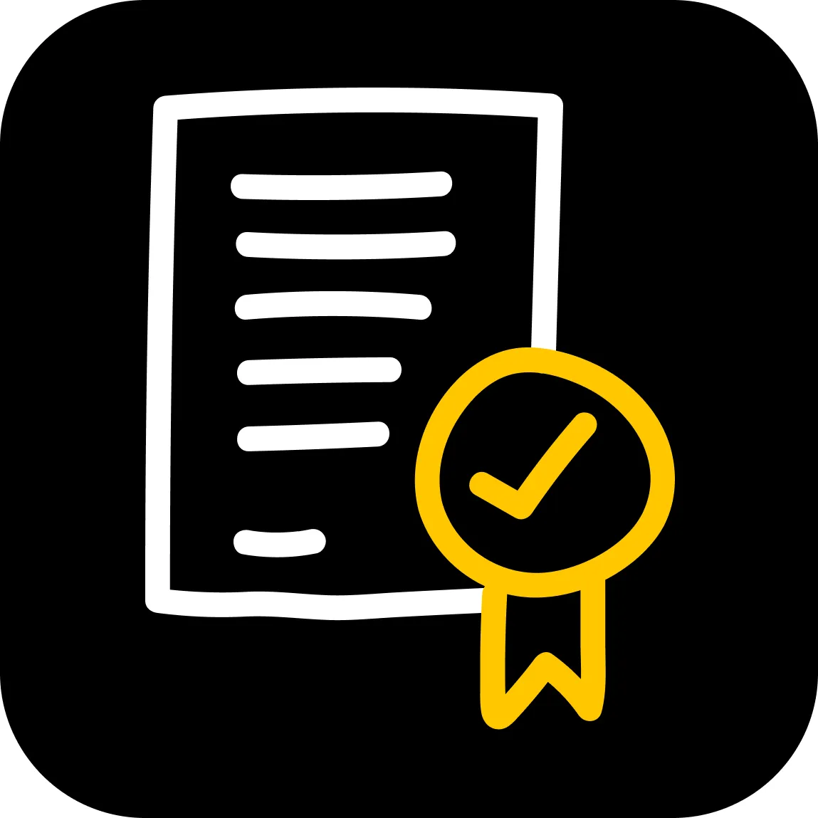 Official certificate of completion